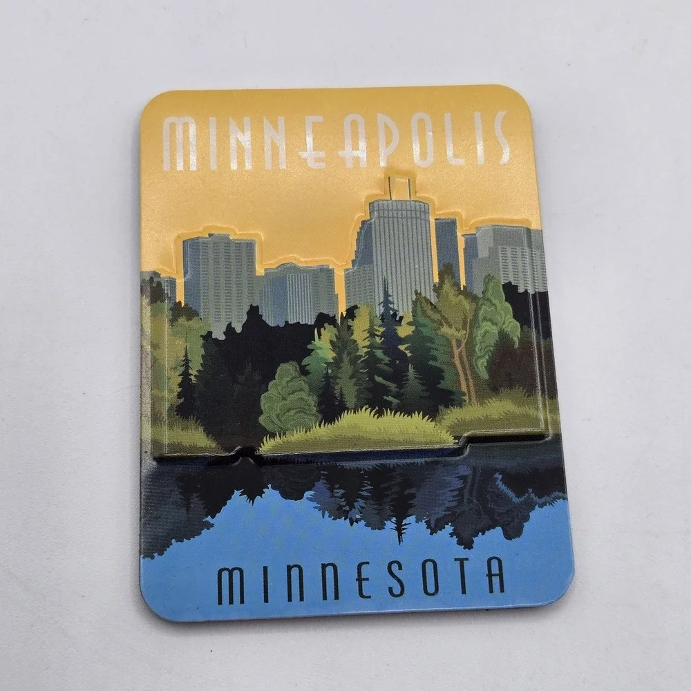 Minneapolis Minnesota Skyline Magnet‎ Refrigerator Fridge Kitchen